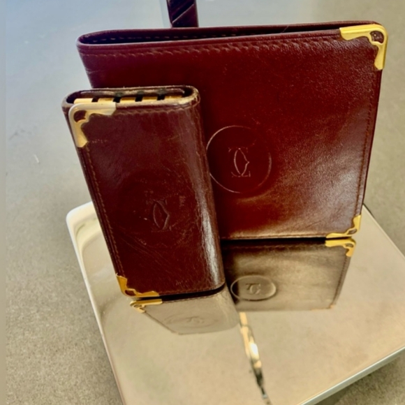 Cartier Handbags - Cartier Wallet And Key Holder Bundle